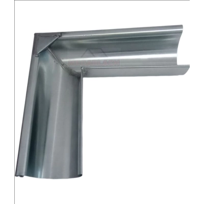 Narożnik do rynny zewnętrzny 80 mm (lutowany) Tytan-Cynk